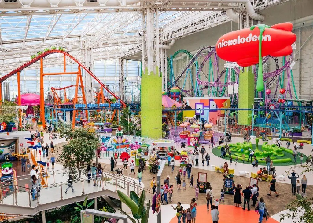 פארק השעשועים ניקלודיאון יוניברס (Nickelodeon Universe) בניו יורק