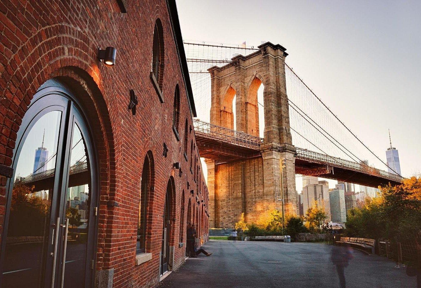 Brownstone houses